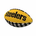 Logo Brands Pittsburgh Steelers Repeating Mini-Size Rubber Football 625-93MR-3